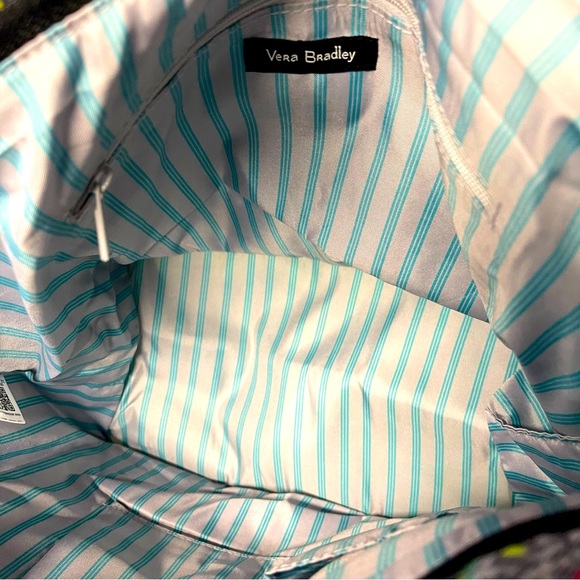Vera Bradley Hadley East West Tote Paisley Stripes NWT - Picture 6 of 6